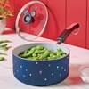 image:imageFarberware Disney Bon Voyage Ceramic Nonstick Lid Dishwasher Safe Saucepan 2Quart BlueBlue