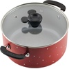 image:imageFarberware Disney Bon Voyage Ceramic Nonstick Pots and Pans Set with Baking SheetCookie Pan and Disney Home Kitchen Tools 8 Piece Non Stick Cookware Set  RedRed
