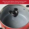image:imageFarberware Disney Bon Voyage Ceramic Nonstick Pots and Pans Set with Baking SheetCookie Pan and Disney Home Kitchen Tools 8 Piece Non Stick Cookware Set  RedRed