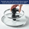 image:imageFarberware Disney Bon Voyage Ceramic Nonstick Pots and Pans Set with Baking SheetCookie Pan and Disney Home Kitchen Tools 8 Piece Non Stick Cookware Set  RedBlue
