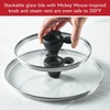 image:imageFarberware Disney Bon Voyage Ceramic Nonstick Pots and Pans Set with Baking SheetCookie Pan and Disney Home Kitchen Tools 8 Piece Non Stick Cookware Set  RedRed