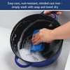 image:imageFarberware Disney Bon Voyage PreSeasoned Cast Iron Dutch OvenCasserole Pan with Lid Suitable for All Stovetops Including Induction 475 Quart BlueBlue
