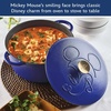 image:imageFarberware Disney Bon Voyage PreSeasoned Cast Iron Dutch OvenCasserole Pan with Lid Suitable for All Stovetops Including Induction 475 Quart BlueBlue