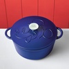 image:imageFarberware Disney Bon Voyage PreSeasoned Cast Iron Dutch OvenCasserole Pan with Lid Suitable for All Stovetops Including Induction 475 Quart BlueBlue