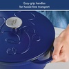 image:imageFarberware Disney Bon Voyage PreSeasoned Cast Iron Dutch OvenCasserole Pan with Lid Suitable for All Stovetops Including Induction 475 Quart BlueBlue