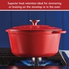 image:imageFarberware Disney Bon Voyage PreSeasoned Cast Iron Dutch OvenCasserole Pan with Lid Suitable for All Stovetops Including Induction 475 Quart BlueRed
