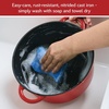 image:imageFarberware Disney Bon Voyage PreSeasoned Cast Iron Dutch OvenCasserole Pan with Lid Suitable for All Stovetops Including Induction 475 Quart BlueRed