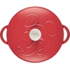 image:imageFarberware Disney Bon Voyage PreSeasoned Cast Iron Dutch OvenCasserole Pan with Lid Suitable for All Stovetops Including Induction 475 Quart BlueRed