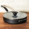 image:imageFarberware Disney Monochrome Ceramic Cookware Nonstick Saute Pan with Lid and Helper Handle Dishwasher Safe 45 Quart  BlackSaute Pan 45 Quart