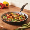 image:imageFarberware Disney Monochrome Ceramic Cookware Nonstick Saute Pan with Lid and Helper Handle Dishwasher Safe 45 Quart  BlackSkillet 11 Inch