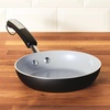 image:imageFarberware Disney Monochrome Ceramic Cookware Nonstick Saute Pan with Lid and Helper Handle Dishwasher Safe 45 Quart  BlackSkillet 8 Inch
