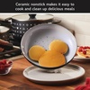 image:imageFarberware Disney Monochrome Ceramic Nonstick Cookware Pots and Pans with BakingBakeware Cookie Pan and Kitchen Cooking Tool Set Dishwasher Safe 8 Piece Cookware Set  Black