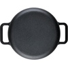 image:imageFarberware Disney Monochrome Pre Seasoned Cast Iron Shallow Casserole Pan with Lid 3 Quart  Black