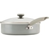 image:imageFarberware DuraStrong Nonstick Saute Pan with Lid 4 Quart Gray