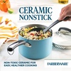 image:imageFarberware EcoAdvantage Ceramic Nonstick CookwarePots and Pans Set 13 Piece  GrayAqua