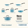 image:imageFarberware EcoAdvantage Ceramic Nonstick CookwarePots and Pans Set 13 Piece  GrayAqua