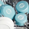 image:imageFarberware EcoAdvantage Ceramic Nonstick CookwarePots and Pans Set 13 Piece  GrayAqua