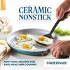 image:imageFarberware EcoAdvantage Ceramic Nonstick CookwarePots and Pans Set 13 Piece  GrayAqua