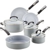 image:imageFarberware EcoAdvantage Ceramic Nonstick CookwarePots and Pans Set 13 Piece  GrayGray