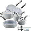 image:imageFarberware EcoAdvantage Ceramic Nonstick CookwarePots and Pans Set 13 Piece  GrayGray