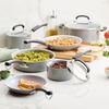 image:imageFarberware EcoAdvantage Ceramic Nonstick CookwarePots and Pans Set 13 Piece  GrayGray