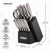 image:imageFarberware EdgeKeeper 13Piece SelfSharpening Knife Block Set Black