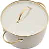 image:imageFarberware Forged Induction Ceramic Nonstick Cookware Set 12 Piece BlackTaupe