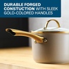 image:imageFarberware Forged Induction Ceramic Nonstick Cookware Set 12 Piece BlackTaupe