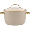 image:imageFarberware Forged Induction Ceramic Nonstick Cookware Set 12 Piece BlackTaupe