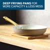 image:imageFarberware Forged Induction Ceramic Nonstick Cookware Set 12 Piece BlackTaupe