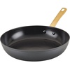 image:imageFarberware Forged Induction Ceramic Nonstick Fry PanSkillet Dishwasher Safe Gold Color Stainless Steel Handle 1225 Inch Frying Pan  TaupeBlack