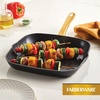 image:imageFarberware Forged Induction Ceramic Nonstick Fry PanSkillet Dishwasher Safe Gold Color Stainless Steel Handle 1225 Inch Frying Pan  TaupeBlack