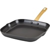 image:imageFarberware Forged Induction Ceramic Nonstick Fry PanSkillet Dishwasher Safe Gold Color Stainless Steel Handle 1225 Inch Frying Pan  TaupeBlack