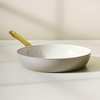image:imageFarberware Forged Induction Ceramic Nonstick Fry PanSkillet Dishwasher Safe Gold Color Stainless Steel Handle 1225 Inch Frying Pan  TaupeTaupe