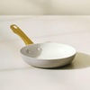 image:imageFarberware Forged Induction Ceramic Nonstick Fry PanSkillet Dishwasher Safe Gold Color Stainless Steel Handle 1225 Inch Frying Pan  TaupeTaupe