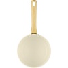 image:imageFarberware Forged Induction Ceramic Nonstick Sauce PanSoup Pot Dishwasher Safe Gold Color Stainless Steel Handle 3 Quart  TaupeTaupe