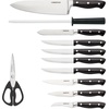 image:imageFarberware Forged Triple Riveted Knife Set 12 Piece Black