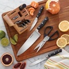 image:imageFarberware Forged Triple Riveted Knife Set 12 Piece Black