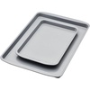 image:imageFarberware GOLDEN BAKE Nonstick Jumbo Baking Cookie Sheet Light Gray2Piece Sheet Pan Set
