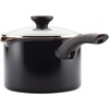 image:imageFarberware Glide Copper Ceramic Nonstick Straining Sauce Pan 3Quart