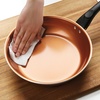 image:imageFarberware Glide Nonstick Frying Pan Set  Fry Pan Set  Skillet Set  925 Inch and 1125 Inch  Black10 Inch