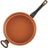 image:imageFarberware Glide Nonstick Frying Pan Set  Fry Pan Set  Skillet Set  925 Inch and 1125 Inch  Black4 Quart