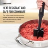 image:imageFarberware Heat Resistant Nylon Meat and Potato Masher Safe for NonStick Cookware Aqua SkyBlack