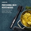 image:imageFarberware Heat Resistant Nylon Meat and Potato Masher Safe for NonStick Cookware Aqua SkyBlack