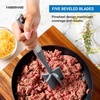 image:imageFarberware Heat Resistant Nylon Meat and Potato Masher Safe for NonStick Cookware Aqua SkyGray