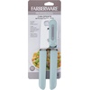 image:imageFarberware Manual Can Opener and Bottle Opener High Carbon Stainless Steel Cutting Blade Large Easy Turn Knob Ergonomic Handles for Comfortable Grip Dishwasher Safe Kitchen GadgetBlue Haze