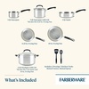 image:imageFarberware Millennium Stainless Steel Pots and Pans Set 10Piece SilverBrilliance