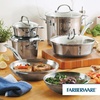 image:imageFarberware Millennium Stainless Steel Pots and Pans Set 10Piece SilverFarberware Millennium Stainless Steel Cookware Pots and Pans Set