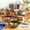 image:imageFarberware Millennium Stainless Steel Pots and Pans Set 10Piece SilverFarberware Millennium Stainless Steel Nonstick Cookware Set