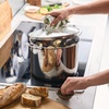 image:imageFarberware Millennium Stainless Steel Stockpot with Lid Induction Ready Compatible with All Cooktops Metal Utensil Safe 8 Quart Dutch Oven Dishwasher Safe  Stainless SteelStockpot 8 Quart